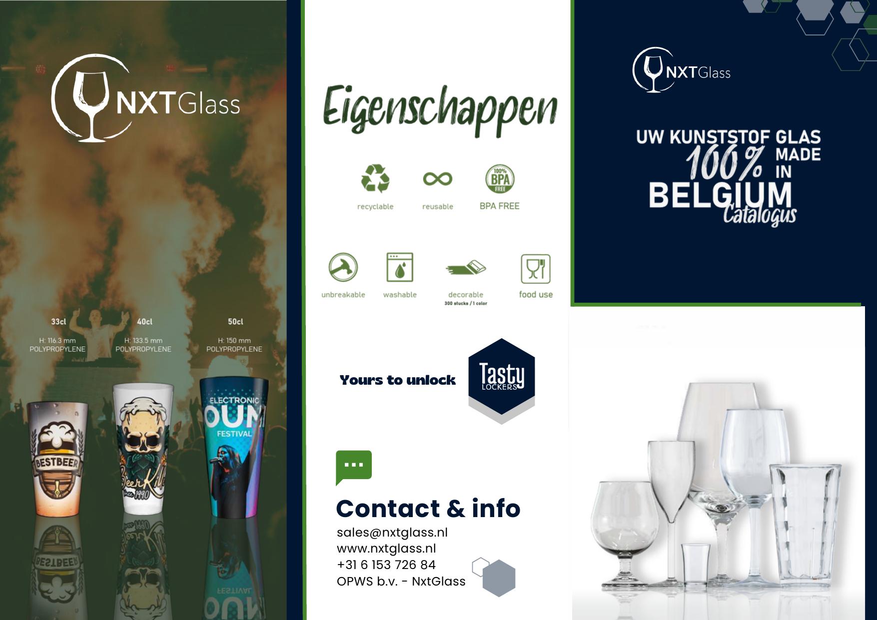 Brochure Reusable Cups TastyLockers, voorpagina